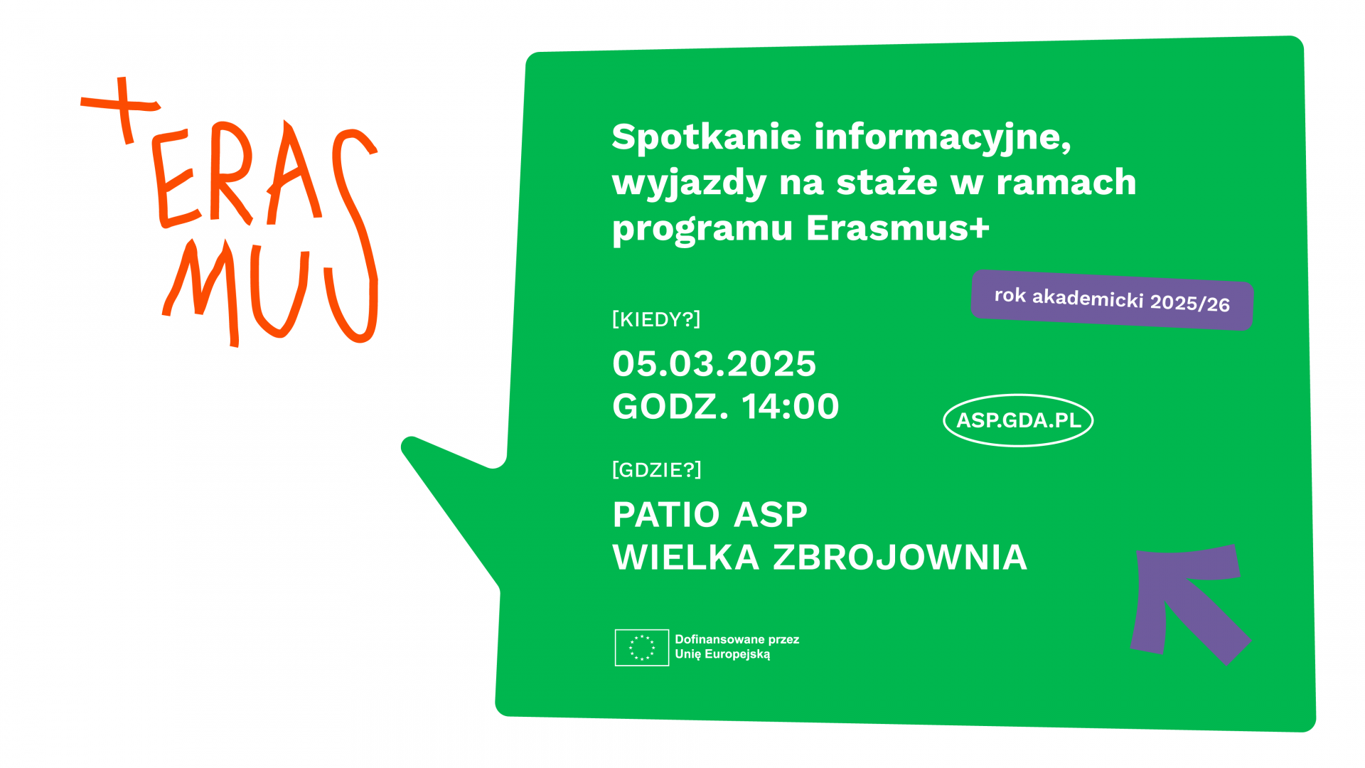 Rekrutacja na wyjazdy na staże w ramach programu Erasmus+. Spotkania informacyjne