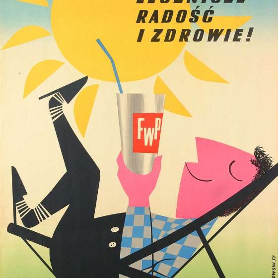 Wczasy lecznicze - radość i zdrowie, 1955, Witold Janowski