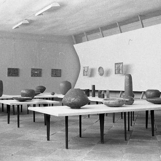 Henryk Lula wystawa ceramiki, kwiecień 1966 r.