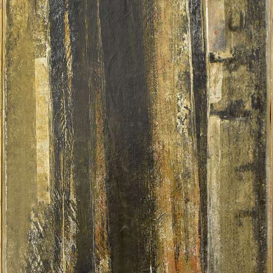 Bohdan Borowski, z cyklu Drzewo i las, 1964, olej na płótnie, 120 x 70 cm, własność p. Doroty Borowskiej