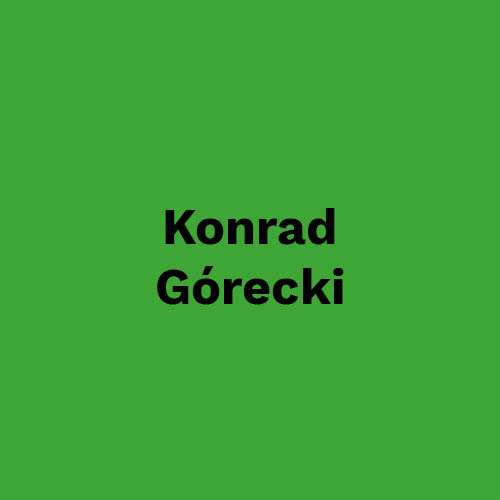 Konrad Górecki  - 1