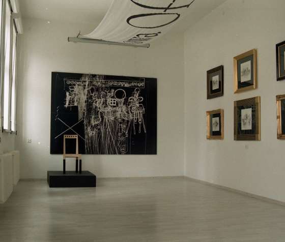 Wystawa prac Hugona Laseckiego w Galerii „Nowa Oficyna”,  1998, Archiwum Fotografii ASP