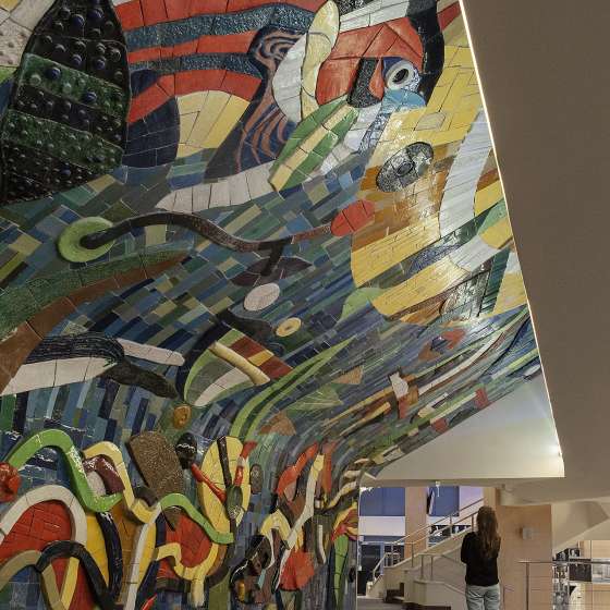 Mozaika - foyer Teatru Muzycznego im. Danuty Baduszkowej; Gdynia
