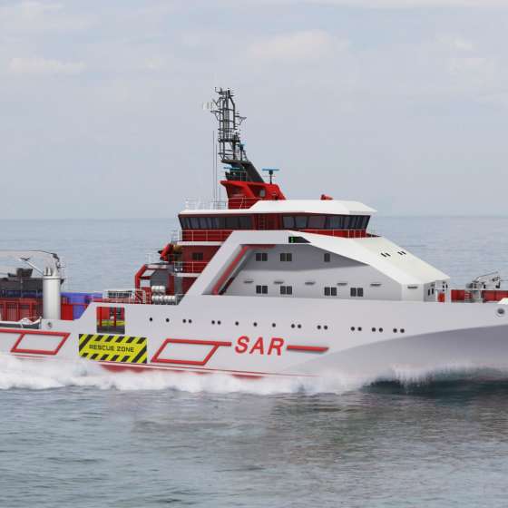 Statek ratowniczy typu SAR-80m Seatech Engineering