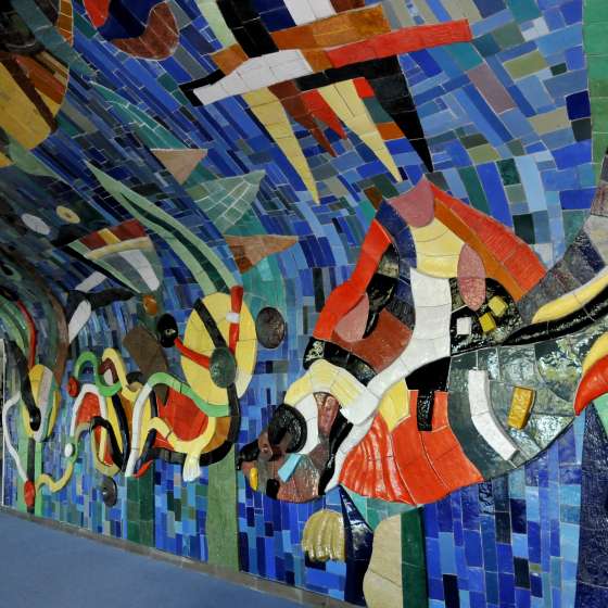 Mozaika - foyer Teatru Muzycznego im. Danuty Baduszkowej; Gdynia