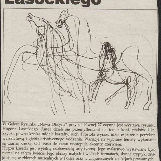 Rysunek Lasockiego, Głos Wybrzeża, 22-24.05.1998r.