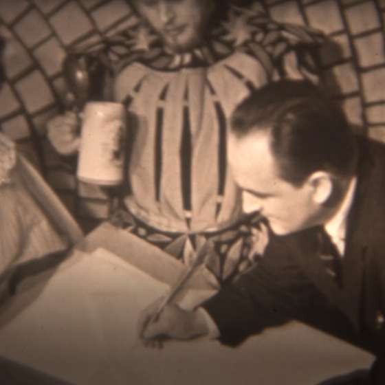 Kadr z filmu, otwarcie klubu studenckiego w piwnicach Wielkiej Zbrojowni, 03.03.1963