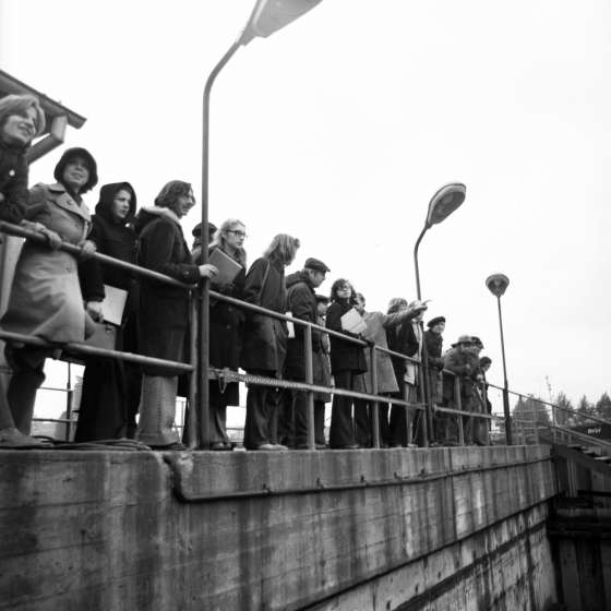 Studenci PWSSP na budowie Portu Północnego [I/72/1]