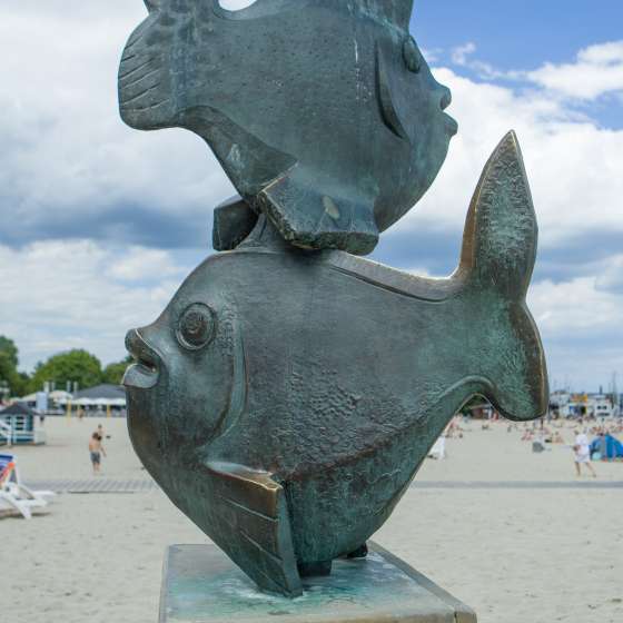 Rzeźba plenerowa tzw. „Rybki”; Gdynia