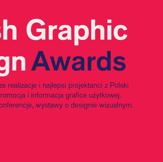 Polish Graphic Design Awards. Konrad Rószkowski i Patryk Hardziej nagrodzeni - 1