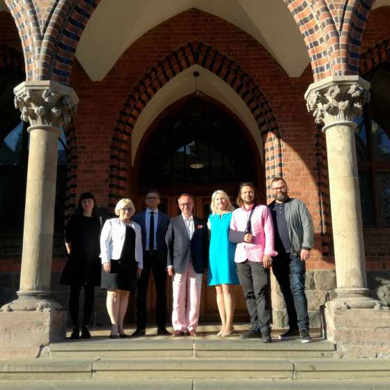 Delegacja gdańskiej ASP na Łotwie - 1