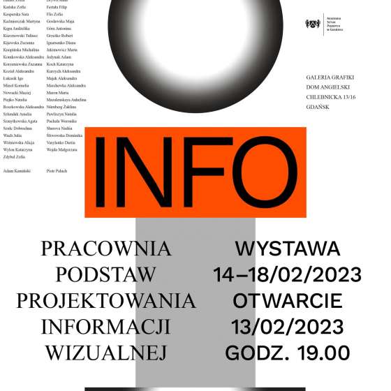Wystawa ~ INFO - Pracownia Podstaw Projektowania Informacji